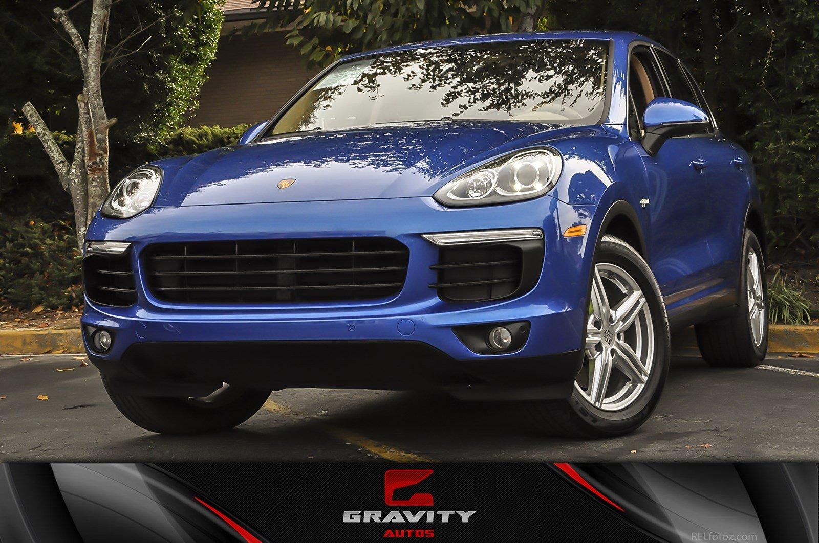 Used Porsche Cayenne E-Hybrid Blue For Sale Near Me: Check Photos